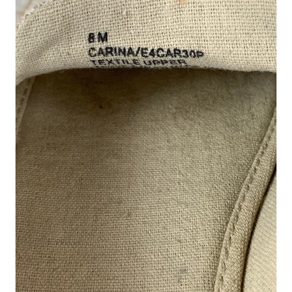 ESPRIT Women’s Carina Tan Canvas Slip-On Espadrille Shoes Size 8M - Picture 8 of 10